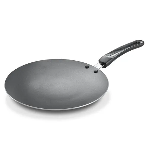 Prestige Omega Select Plus Non-stick Concave Tawa, 25cm (Black)